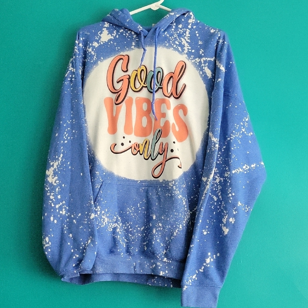 Blue Graphic Hoodie